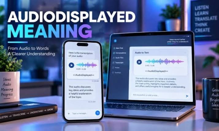 audiodisplayed meaning